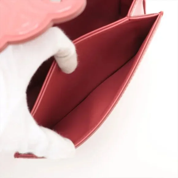 Celine Triomphe teen Leather Shoulder bag Pink - Picture 12 of 15